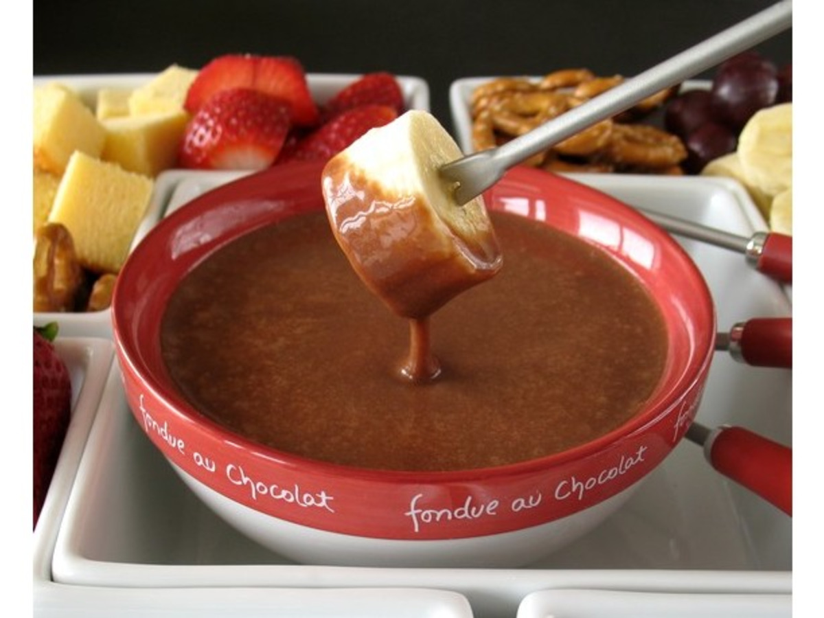 Fiery Hot Chocolate Fondue