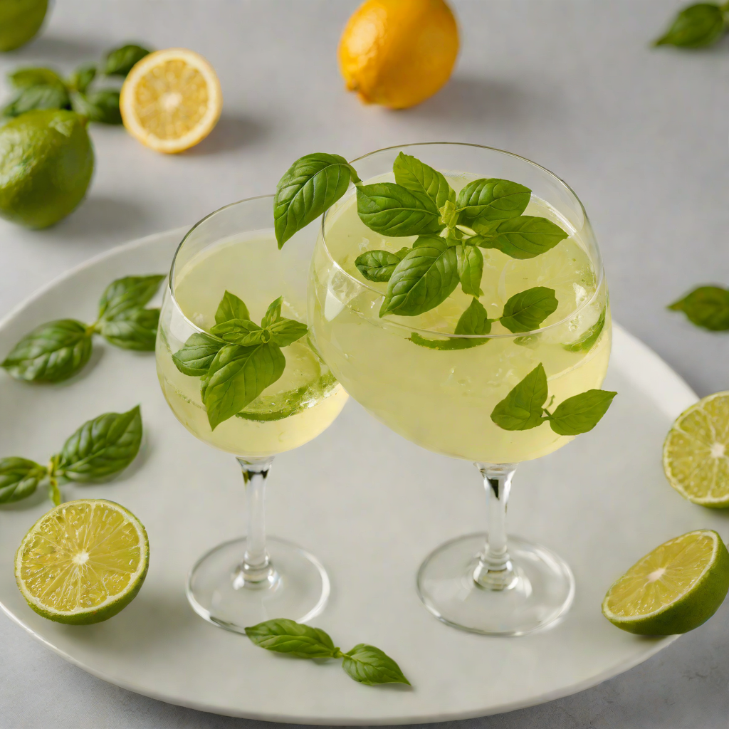 Citrus Basil Gimlet