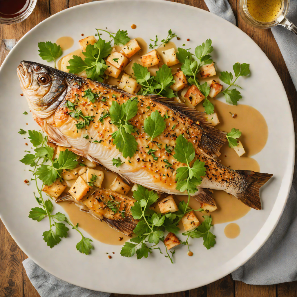 Pan-Seared Northern Pike with Maple-Dijon Glaze