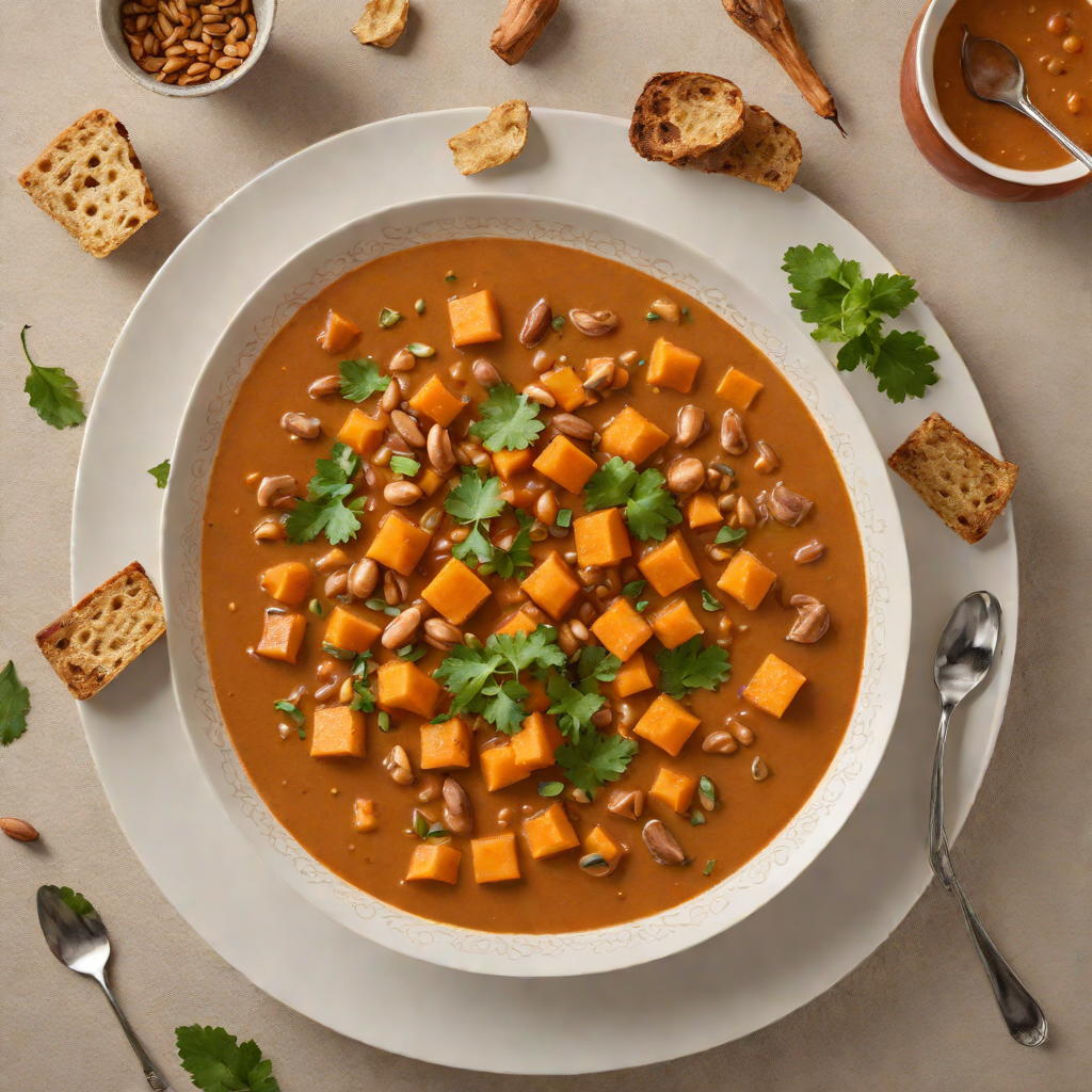 Spiced Cameroon Peanut Stew with Sweet Potatoes