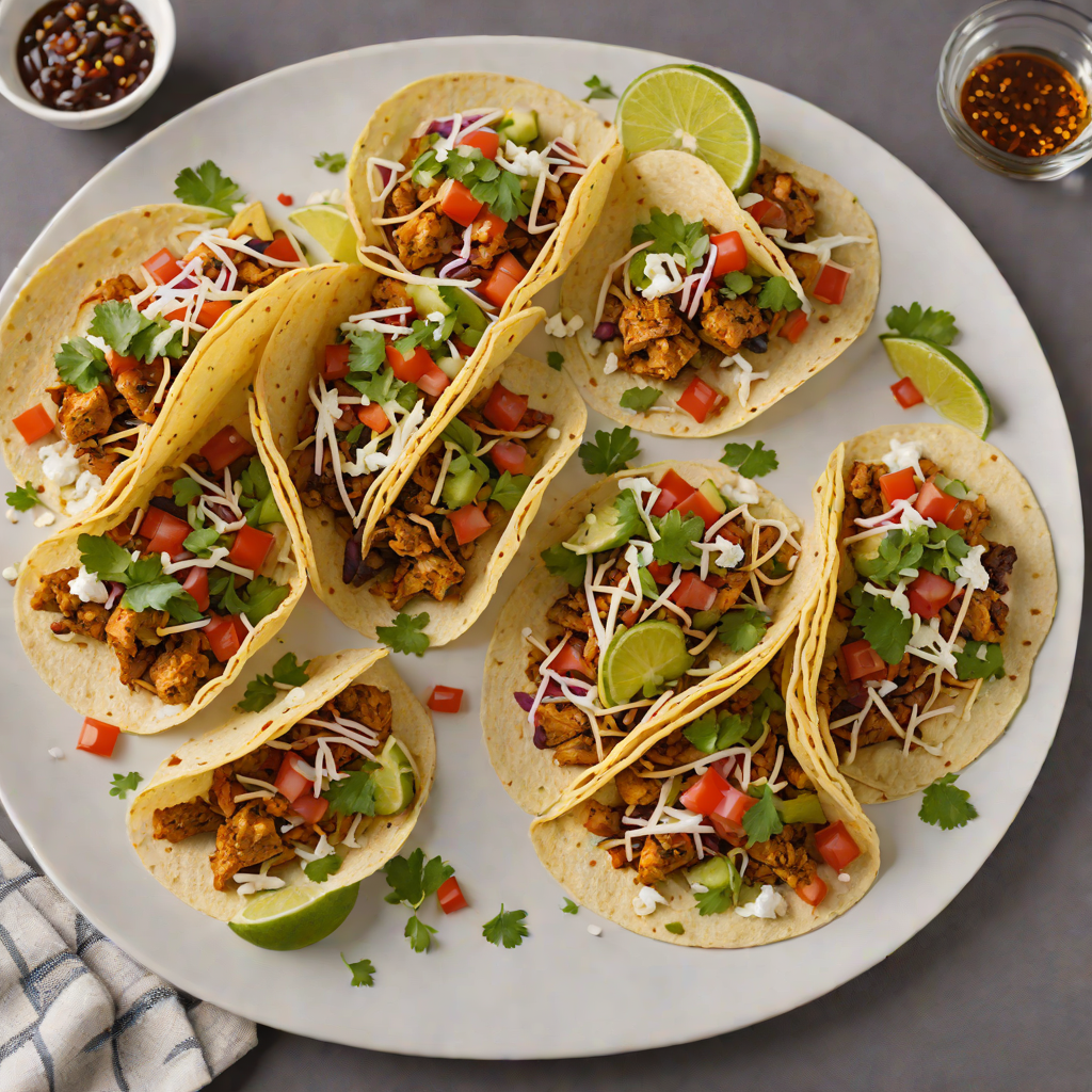 Mexican Solera-Aged Rum-Spiced Chicken Tacos
