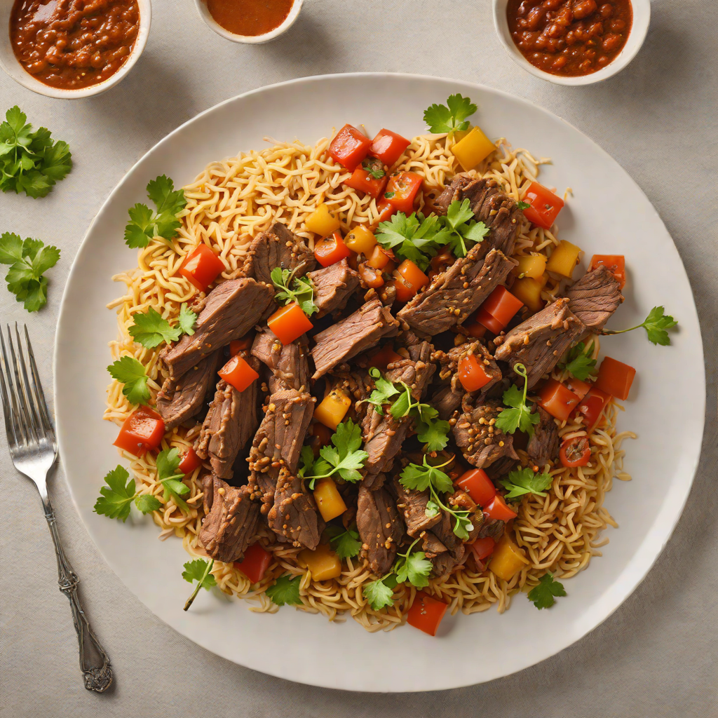 Slow-Cooked Lamb Tibs with Berbere and Toasted Injera