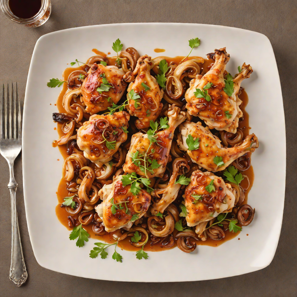 Sautéed Chicken with Caramelized Onion and Smoked Paprika