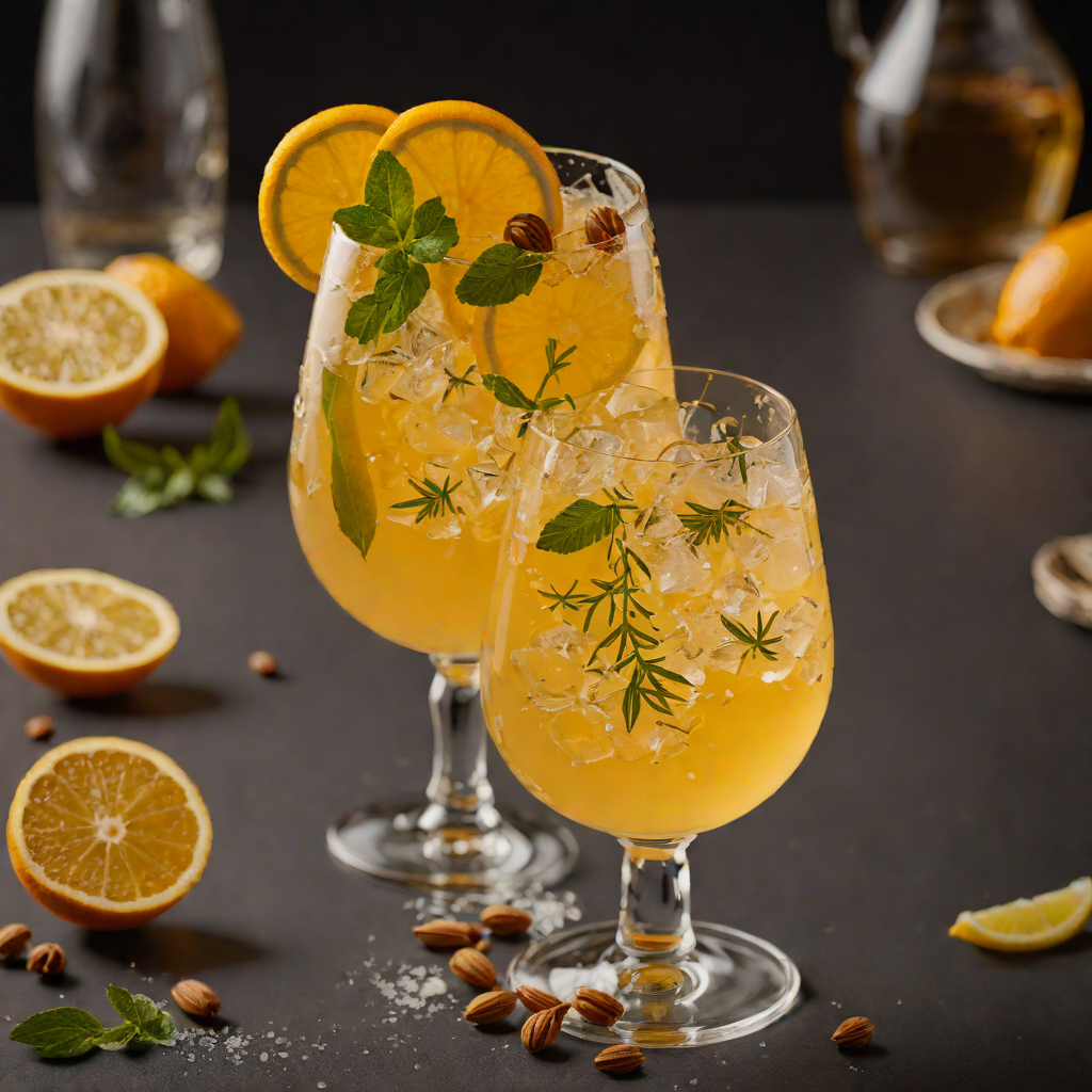 Citrus-Honey Spritz with Cardamom