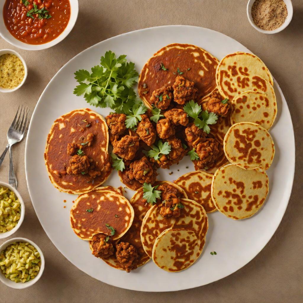 Berbere-Spiced Chicken Tibs with Injera Flatbread
