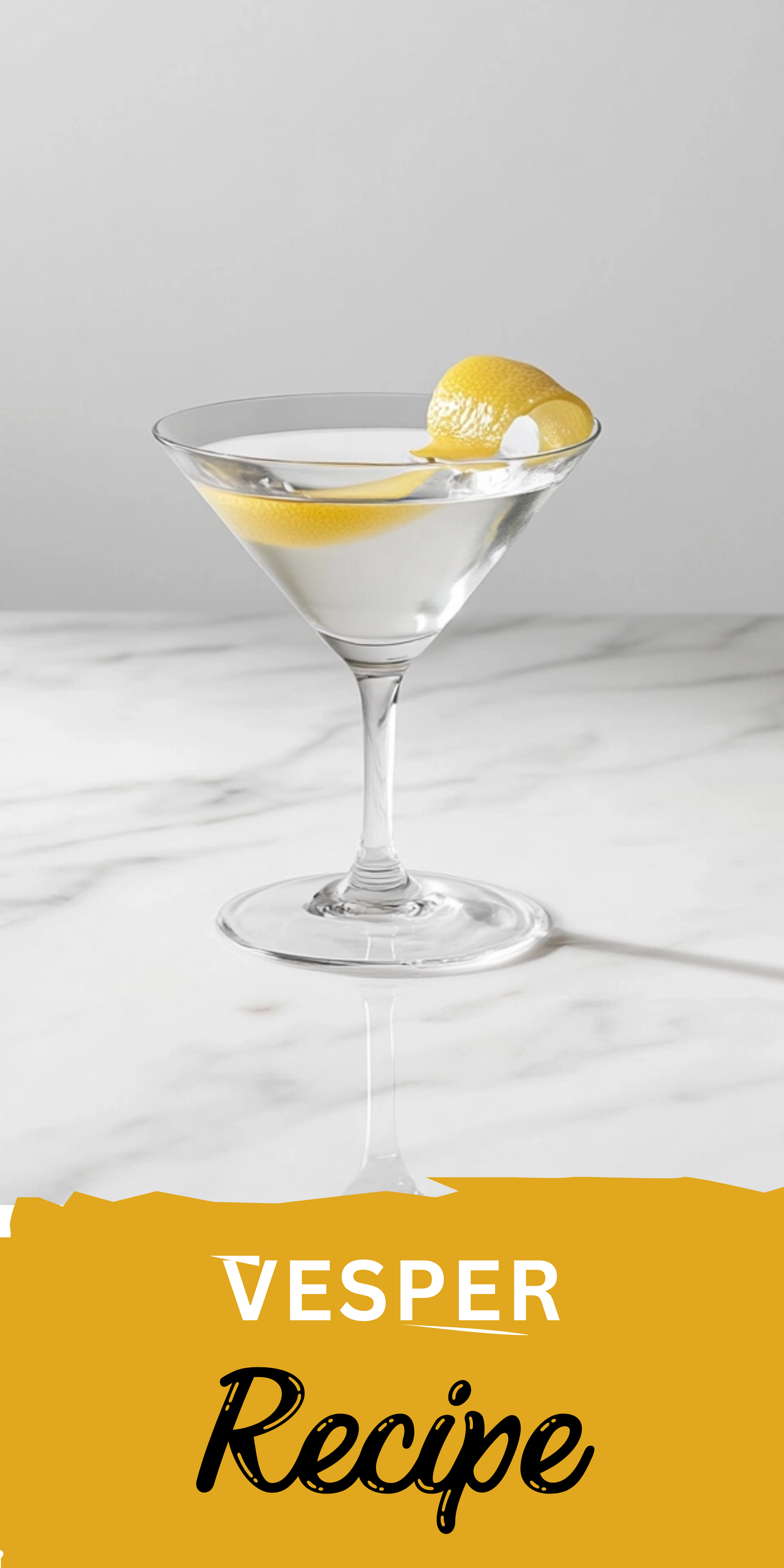 Vesper Gin-Vodka Shake
