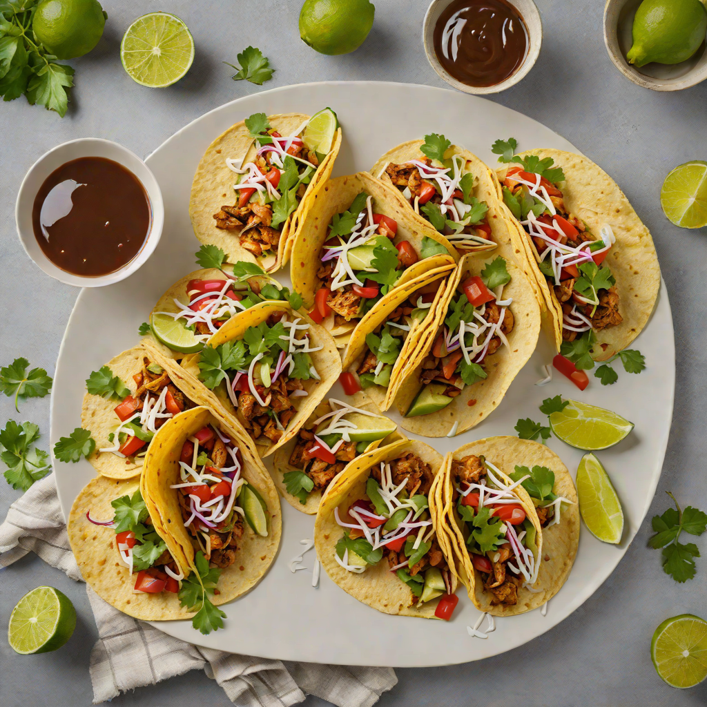 Molasses-Infused Mexican Rum Spiced Chicken Tacos