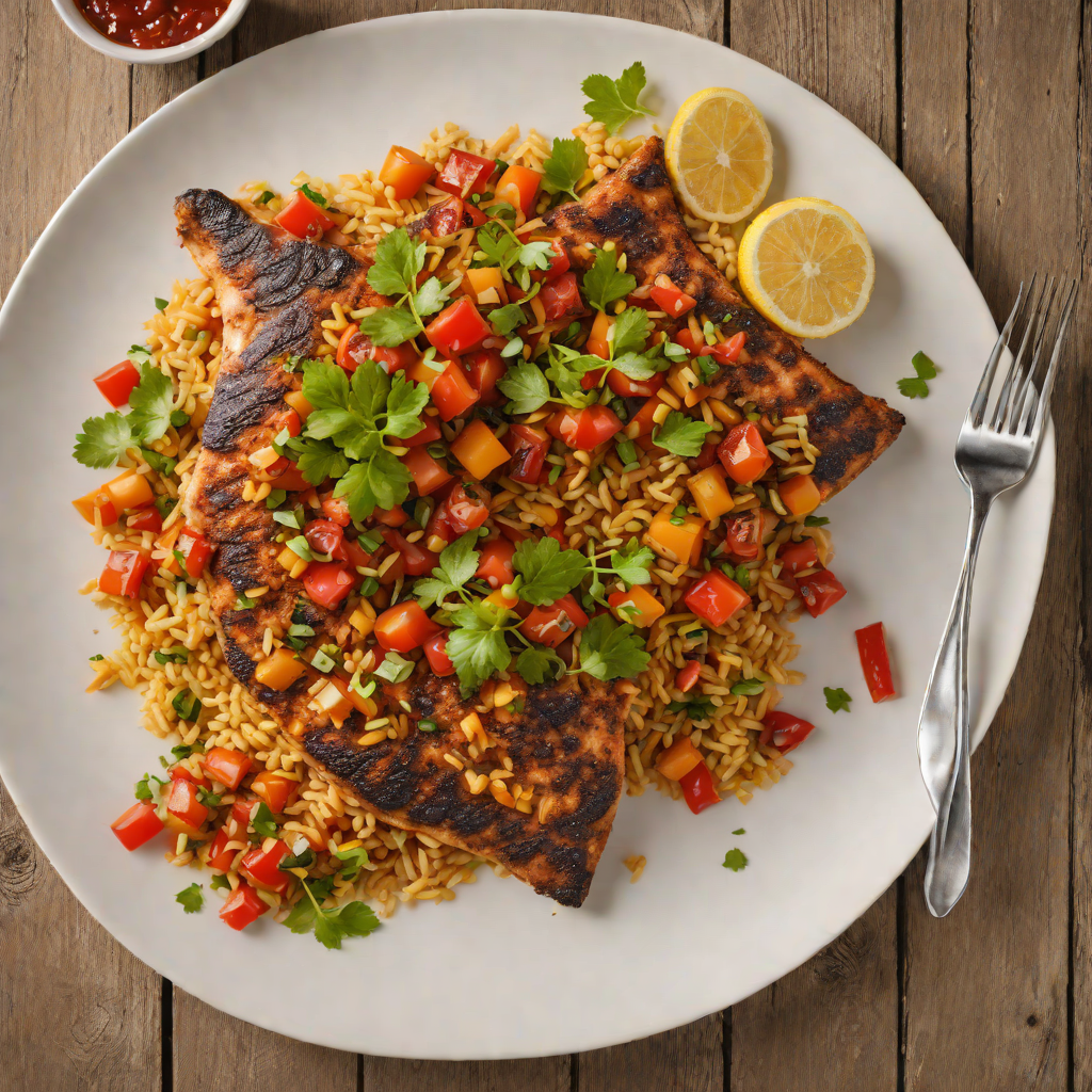 Grilled Cajun-Spiced Catfish with Creole Tomato Relish