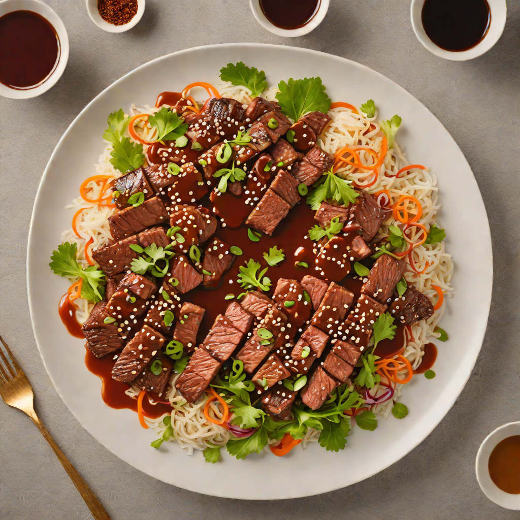 Pan-Seared Korean Bulgogi Beef with Gochujang Glaze