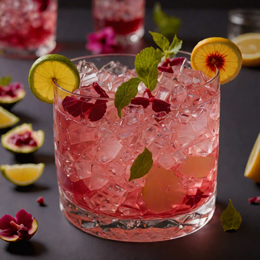 Familiar Hibiscus Gin Collins