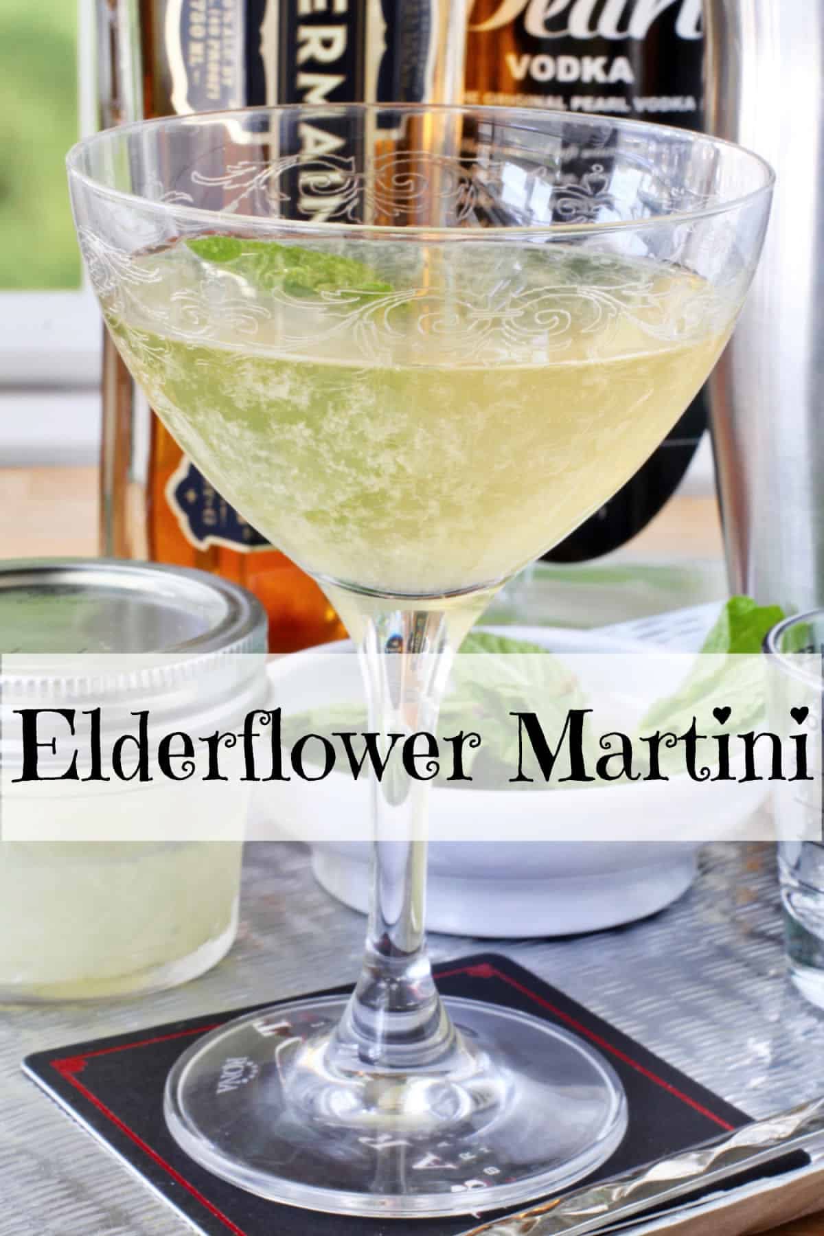 Vodka Elderflower Martini