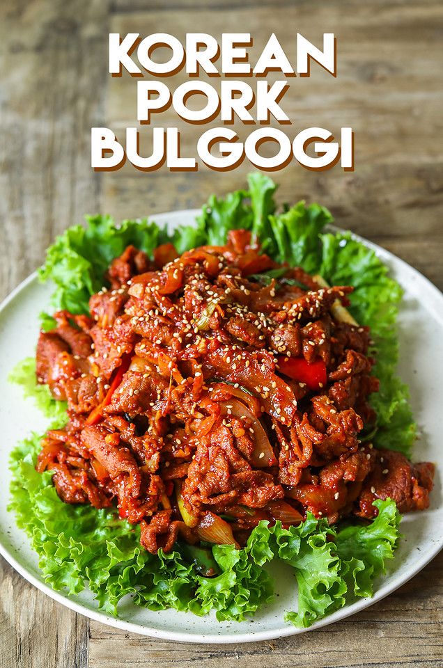 Korean-Style Spicy Pork Bulgogi Stir Fry
