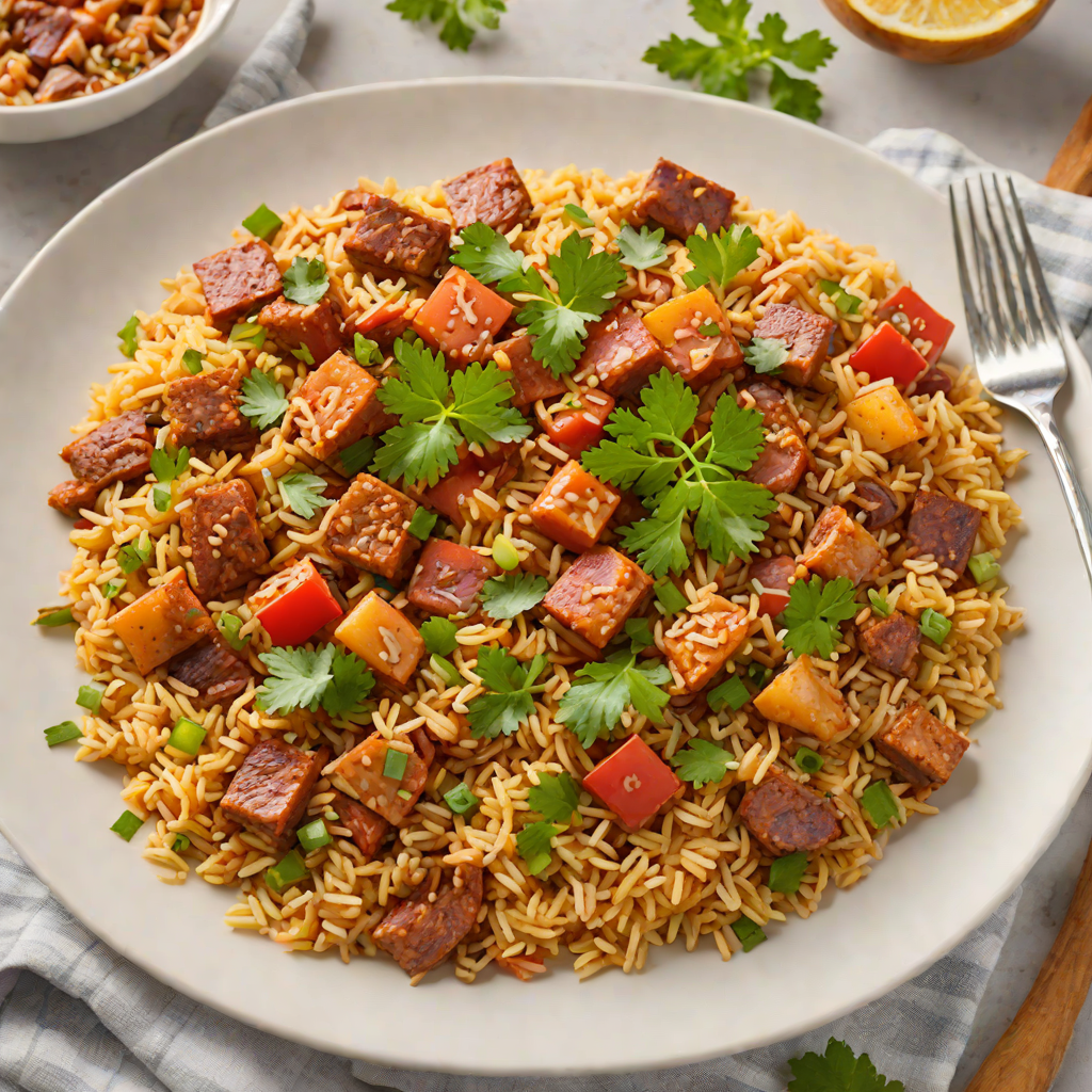 One-Pot Cajun-Spiced Jambalaya with Andouille Sausage