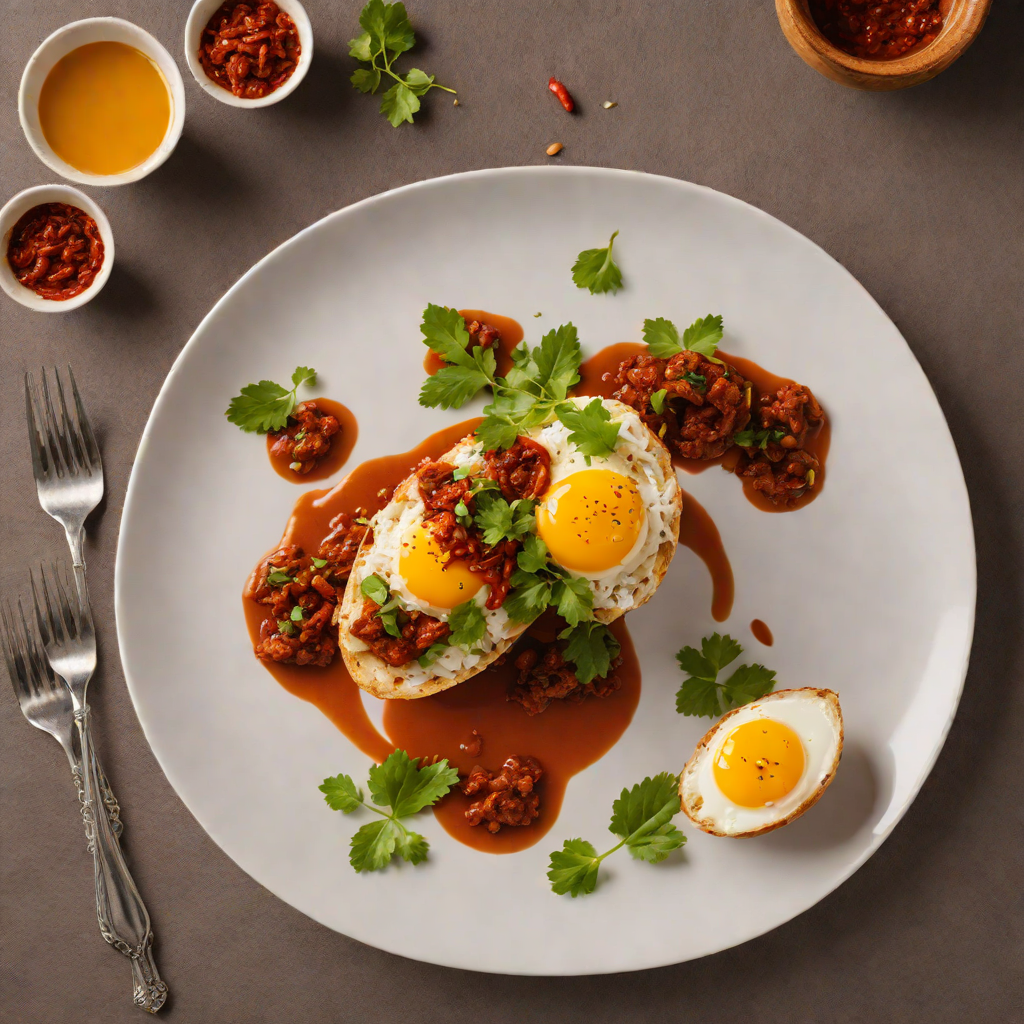 Goan Egg Balchão with Tangy Red Chili Paste