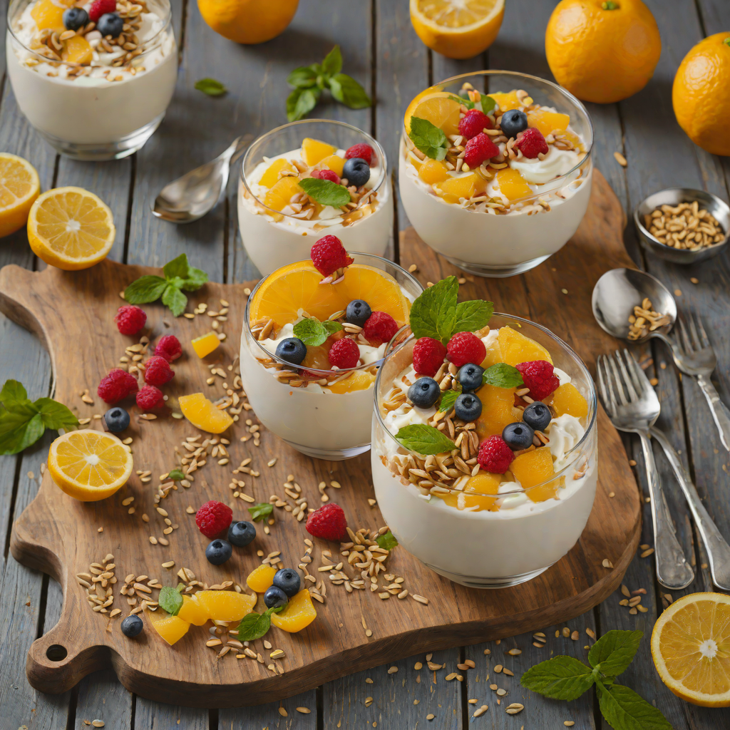 No-Bake Citrus and Honey Yogurt Parfait