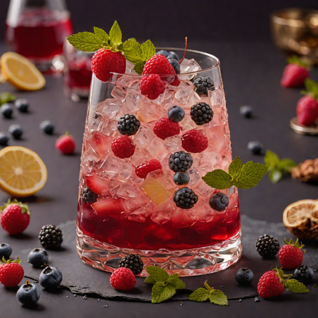 Twilight Berry Bourbon Smash