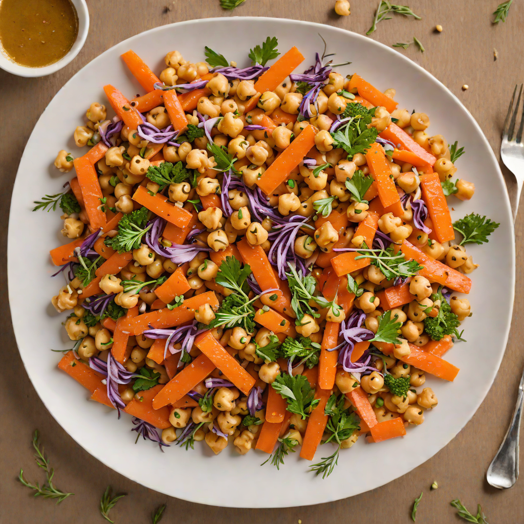 Honey-Lavender Glazed Carrot and Chickpea Stir Fry
