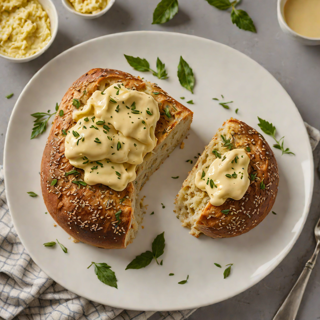 Veggie-Packed Damper Bread with Wattleseed Butter