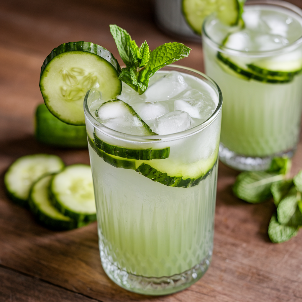 Cucumber-Mint Coconut Cooler