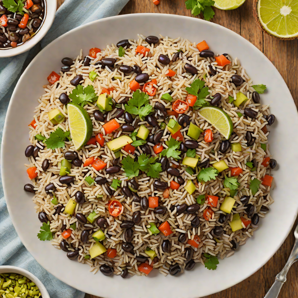 One-Pot Caribbean Black Bean and Coconut Rice