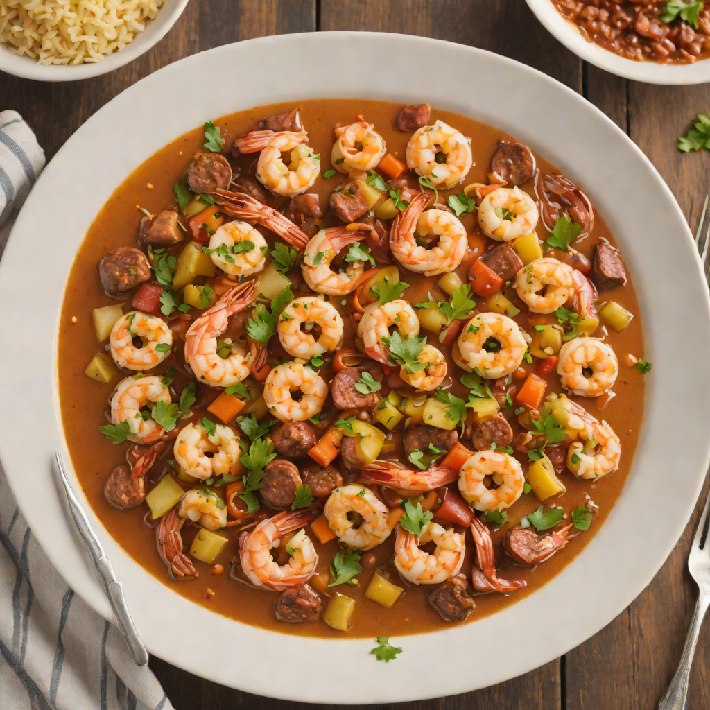 Slow Cooker Cajun-Style Shrimp and Sausage Stew