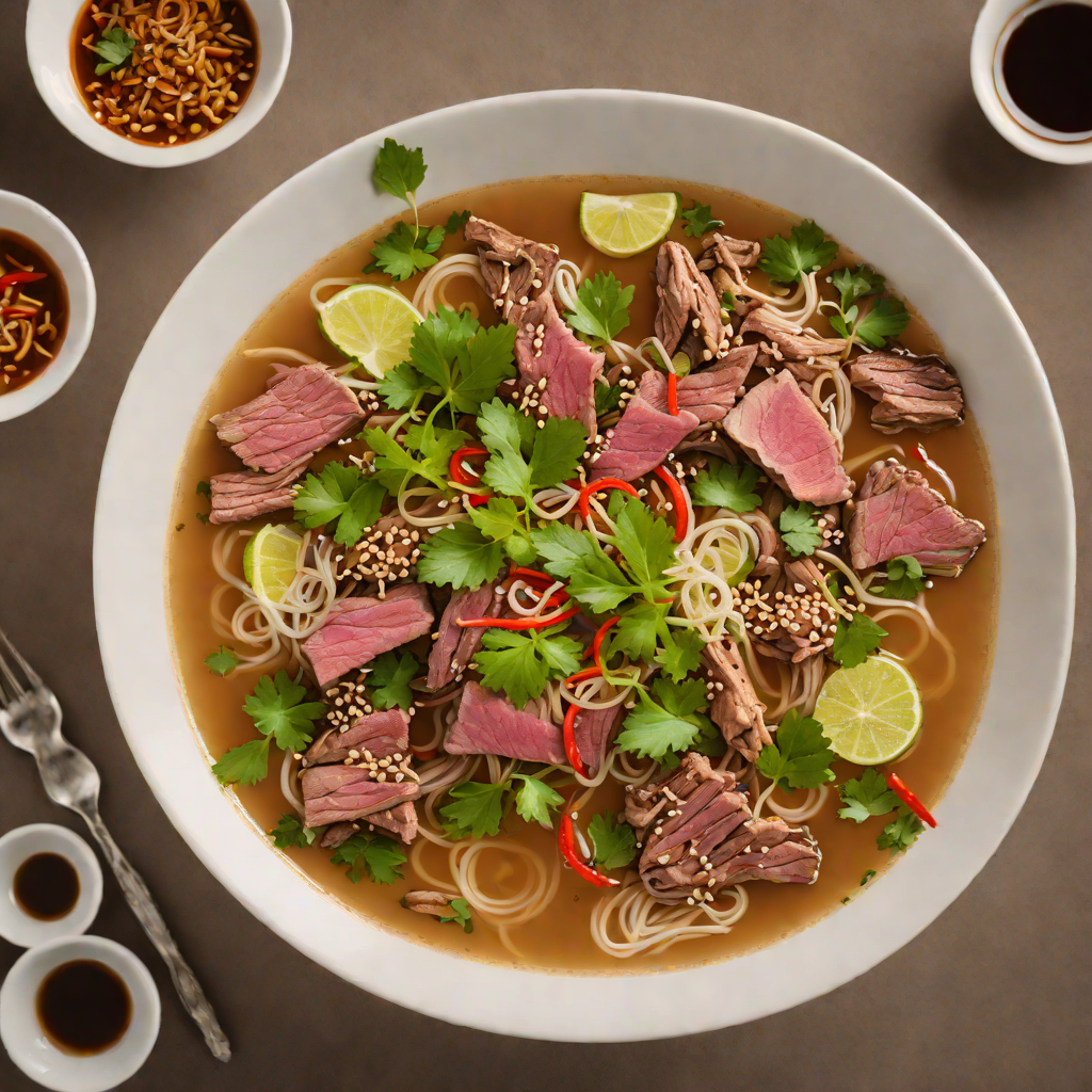 Saigon-Style Beef Pho with Star Anise Broth