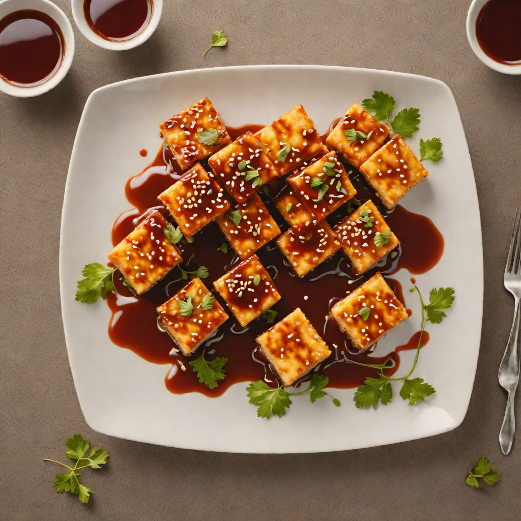 Crispy Korean-Style Tofu with Gochujang Glaze