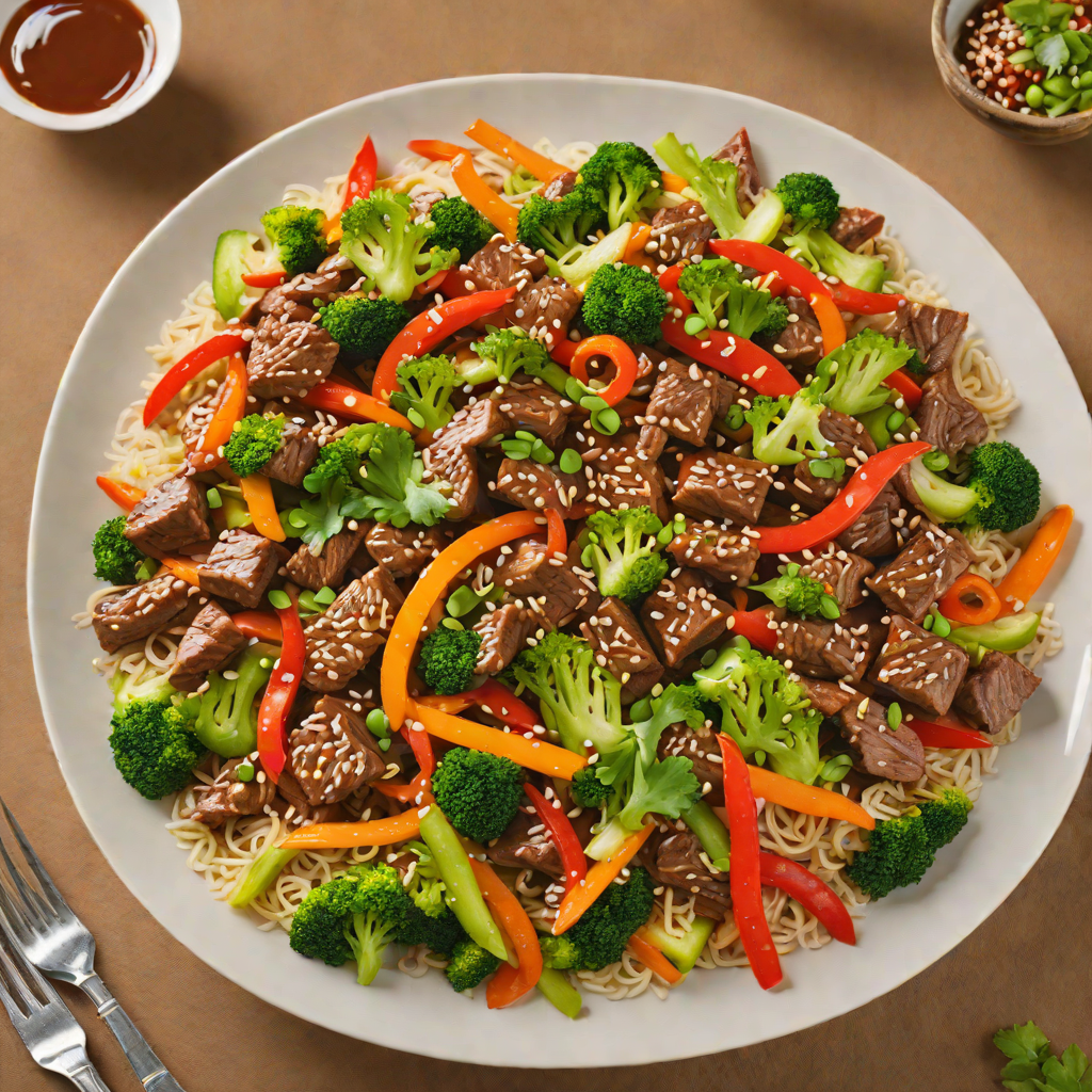 Spicy Korean-Style Beef Stir Fry with Vegetables