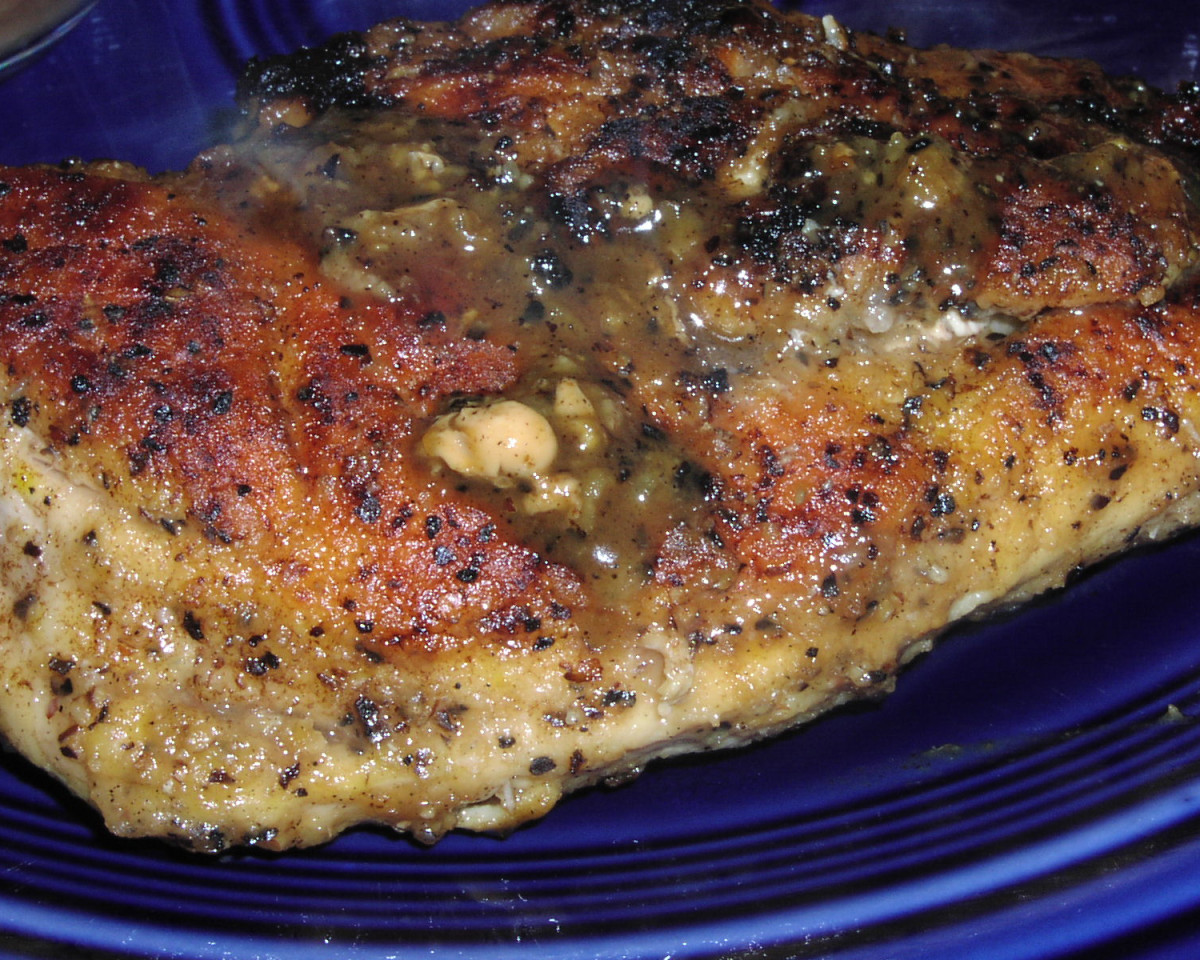 Herb-Crusted Keto Chicken Breasts with Lemon Zest