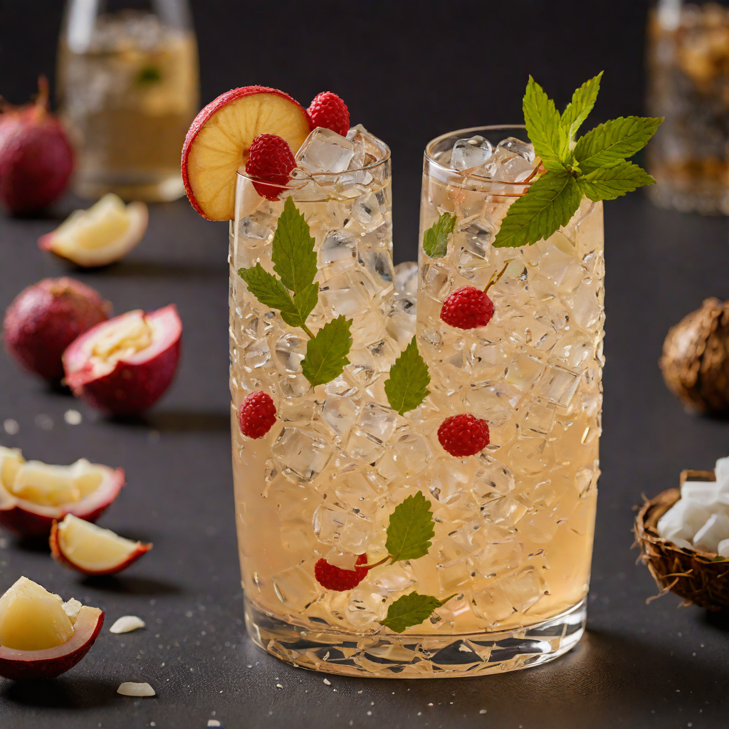 Spicy Lychee Coconut Water Highball