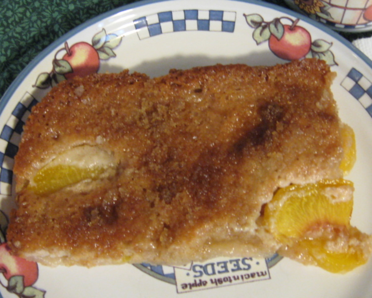 Ring-Inspired Spiced Peach Cobbler