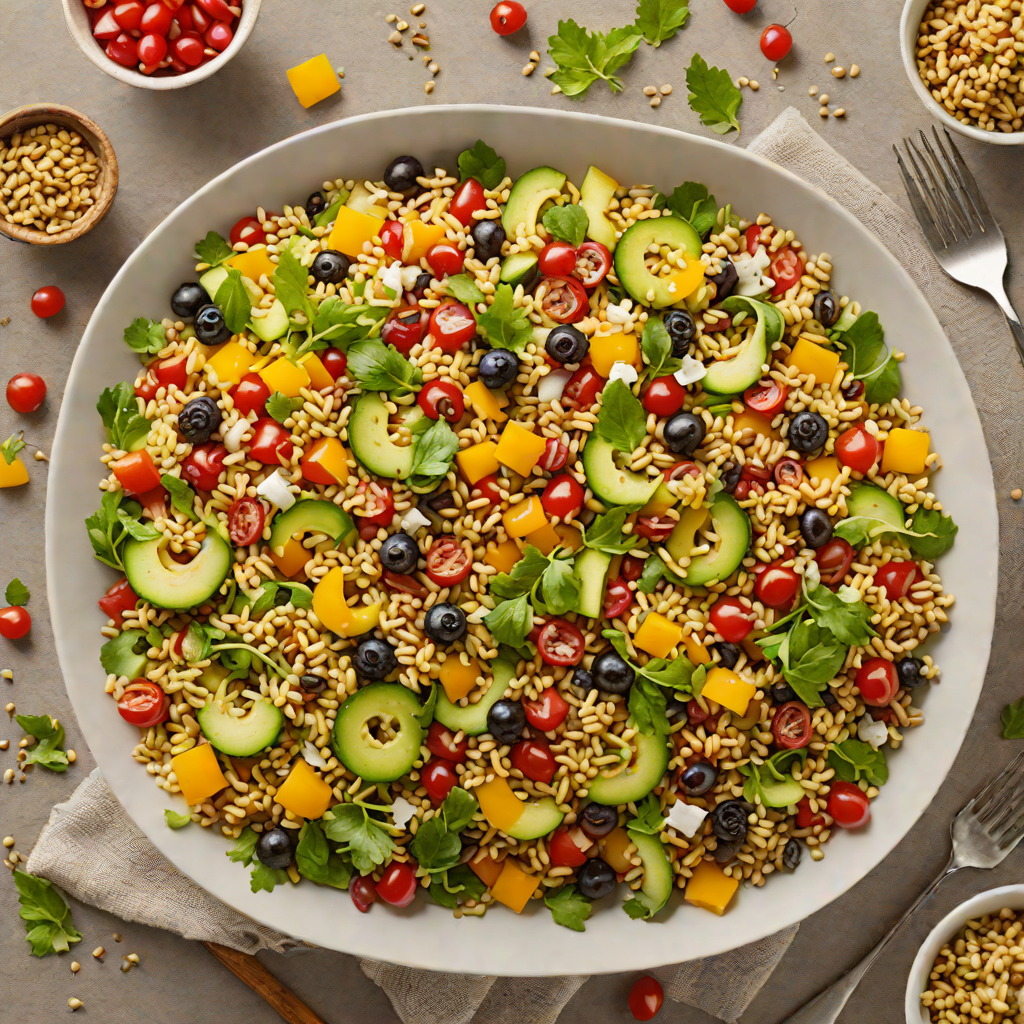 Ring-Infused Solar-Powered Quinoa Salad