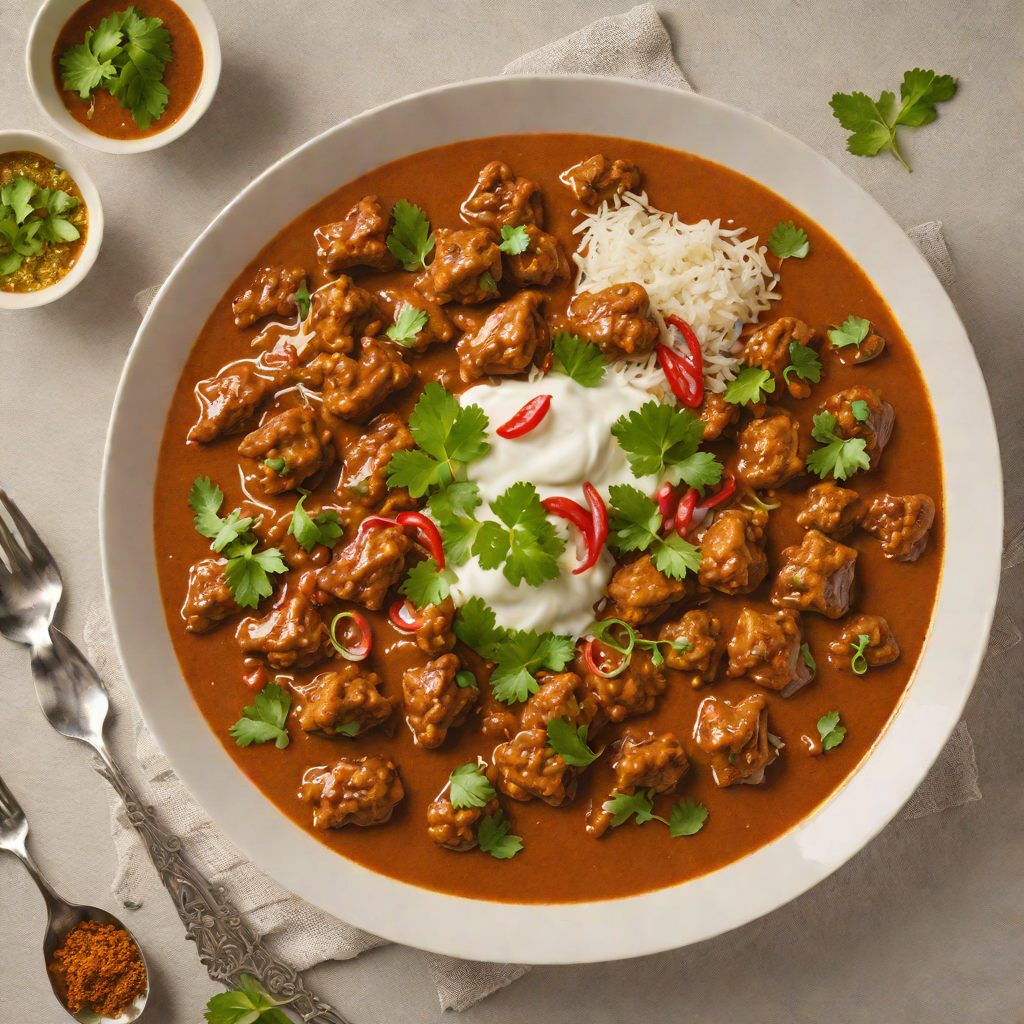 Slow-Simmered Kashmiri Rogan Josh with Yogurt and Aromatic Spices