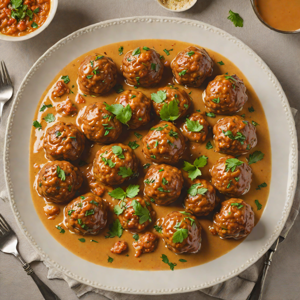 Kashmiri Gustaba Meatballs in Yogurt Gravy
