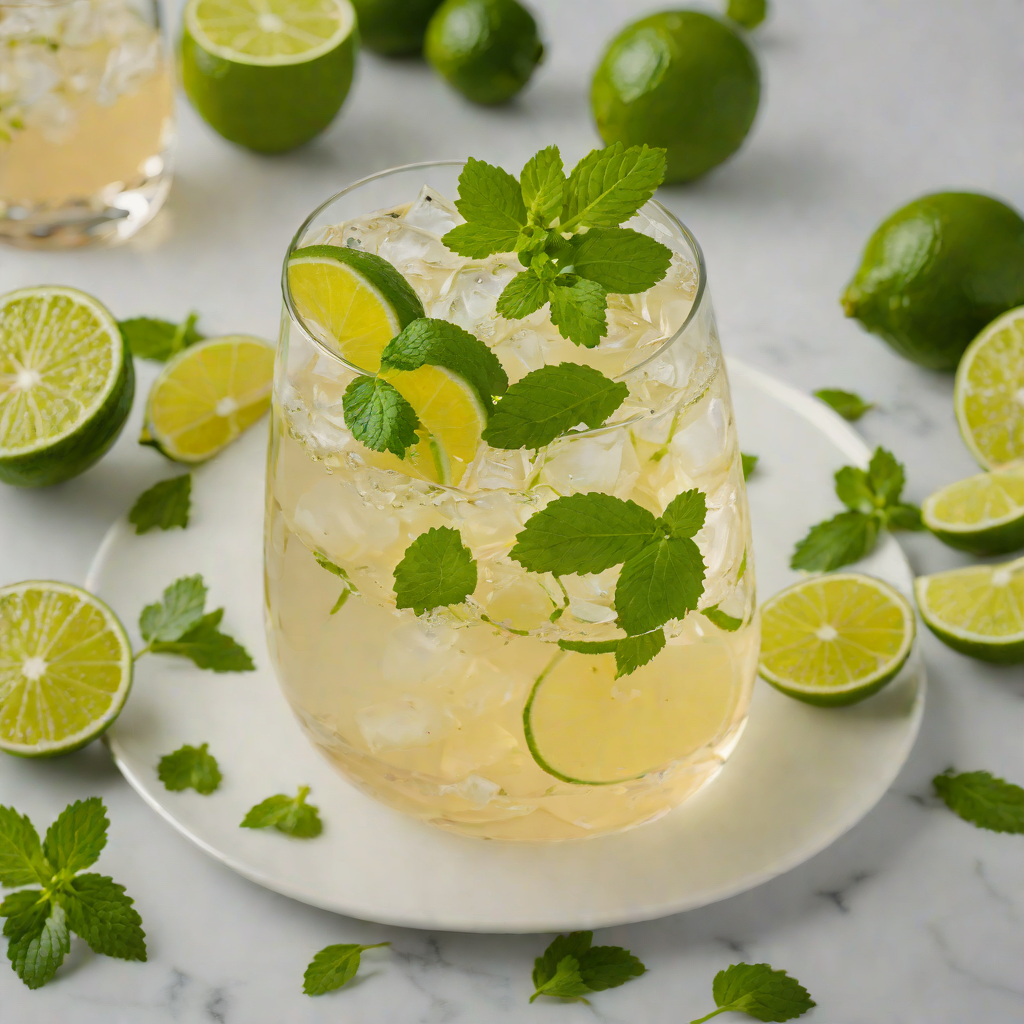 Honey-Lime Tequila Smash with Fresh Mint