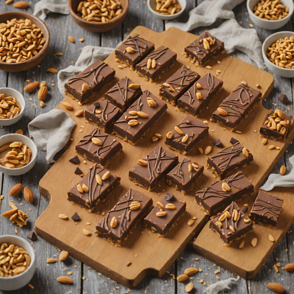 Five-Ingredient No-Bake Peanut Butter Chocolate Bars