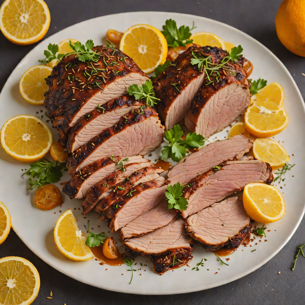 Slow-Roasted Pork Shoulder with Citrus and Cumin Rub