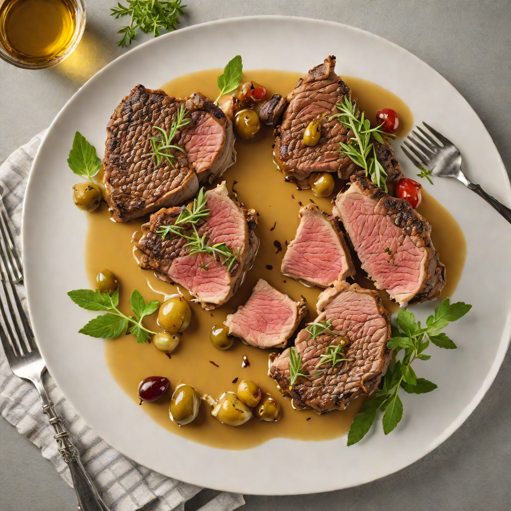 Oven-Roasted Mediterranean Lamb with Herb-Infused Olive Oil