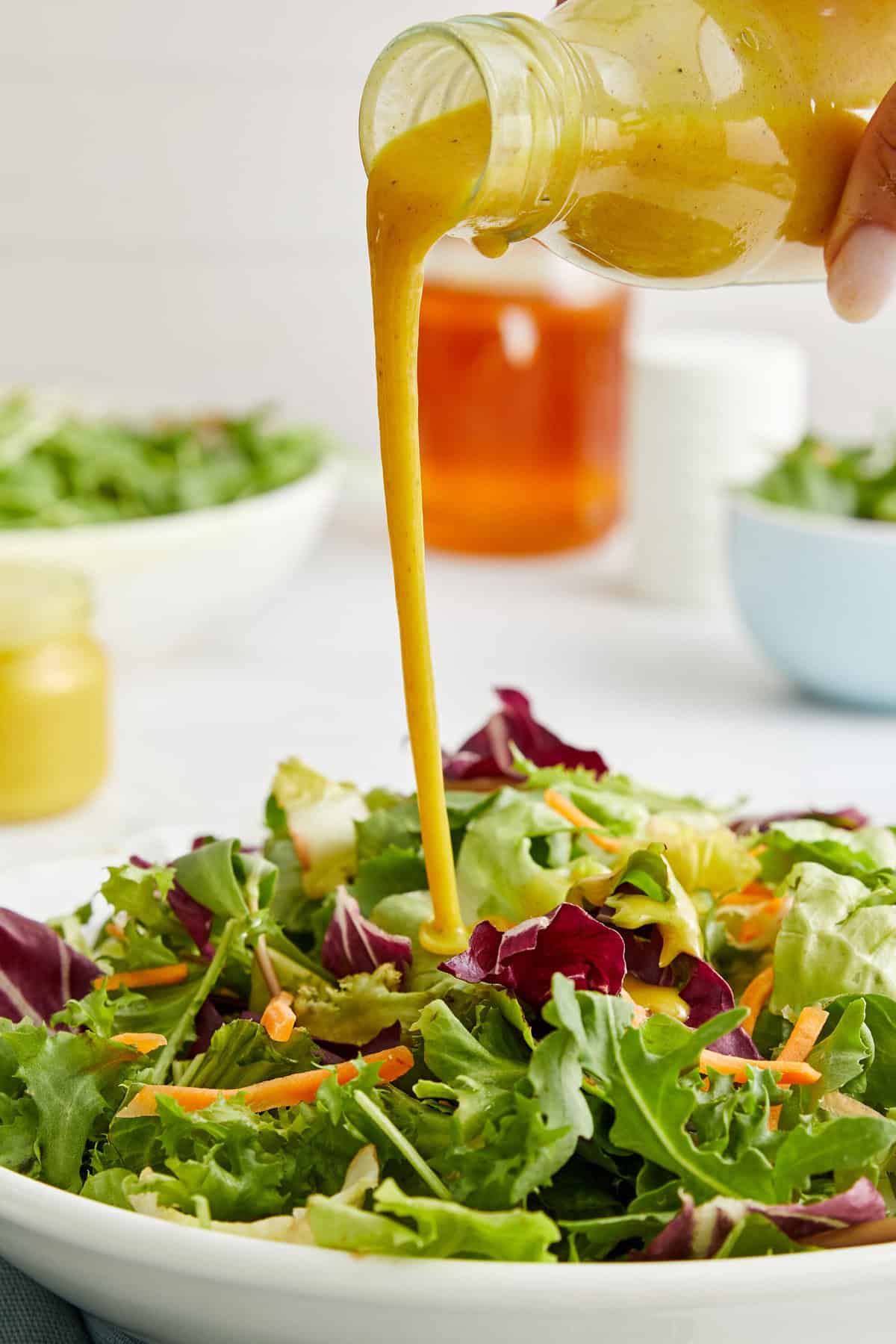 Crisp Citrus-Infused Garden Salad with Honey-Mustard Dressing
