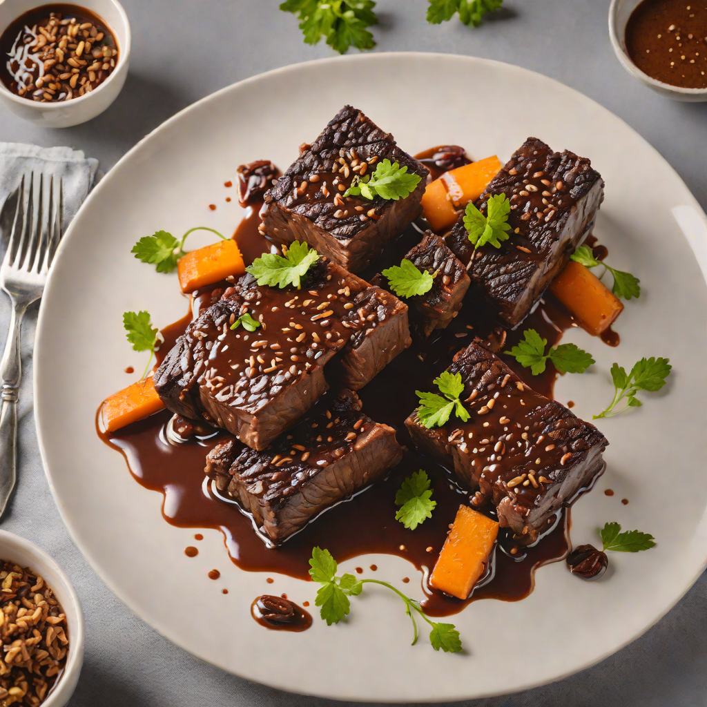 Dark Fruit and Cocoa Braised Beef Short Ribs