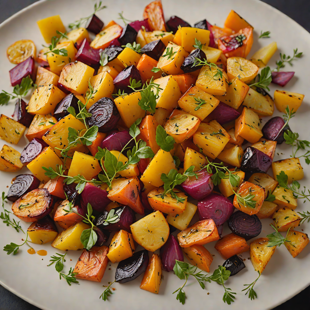 Citrus and Honey-Glazed Roasted Root Vegetables