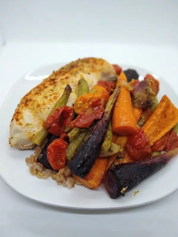 Herb-Roasted Chicken with Garden Vegetables
