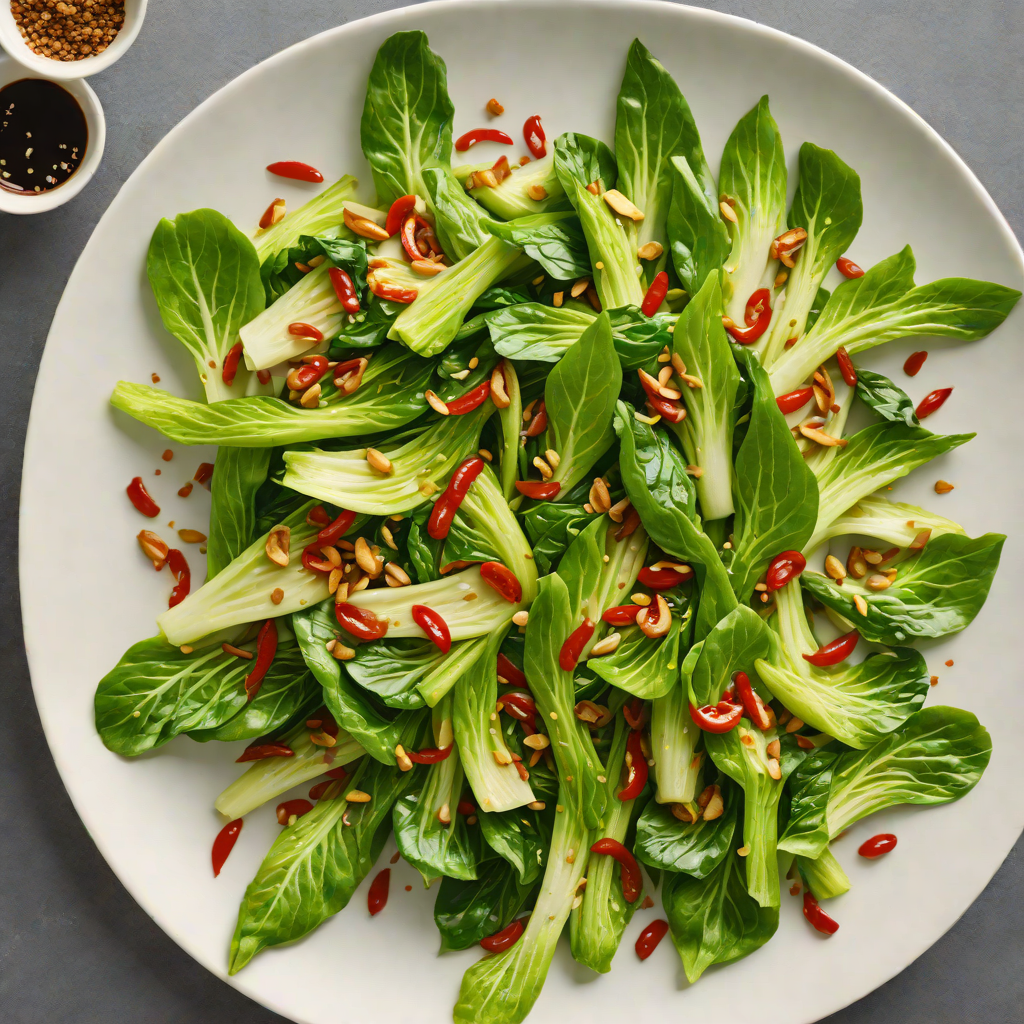 Garlic and Chili Stir-Fried Bok Choy