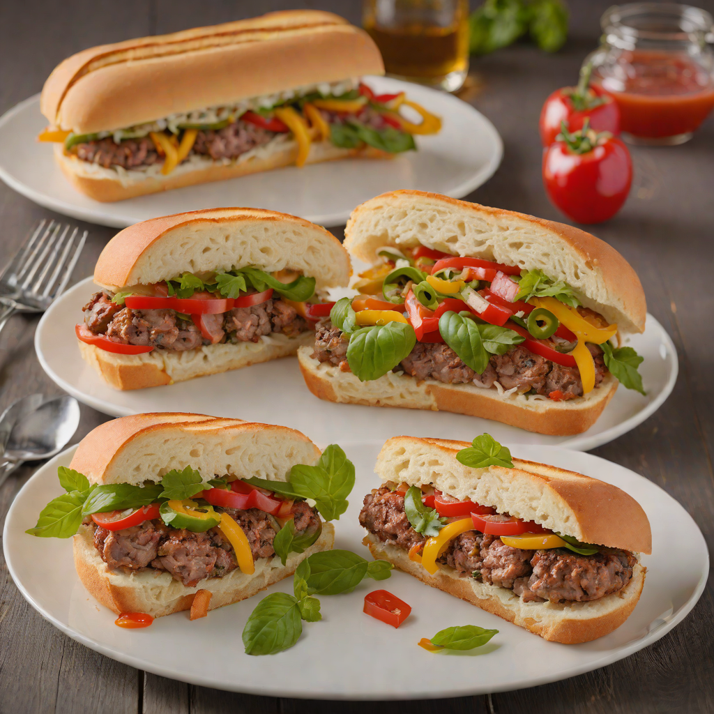 Illinois-Inspired Grilled Italian Sausage and Peppers Sandwiches