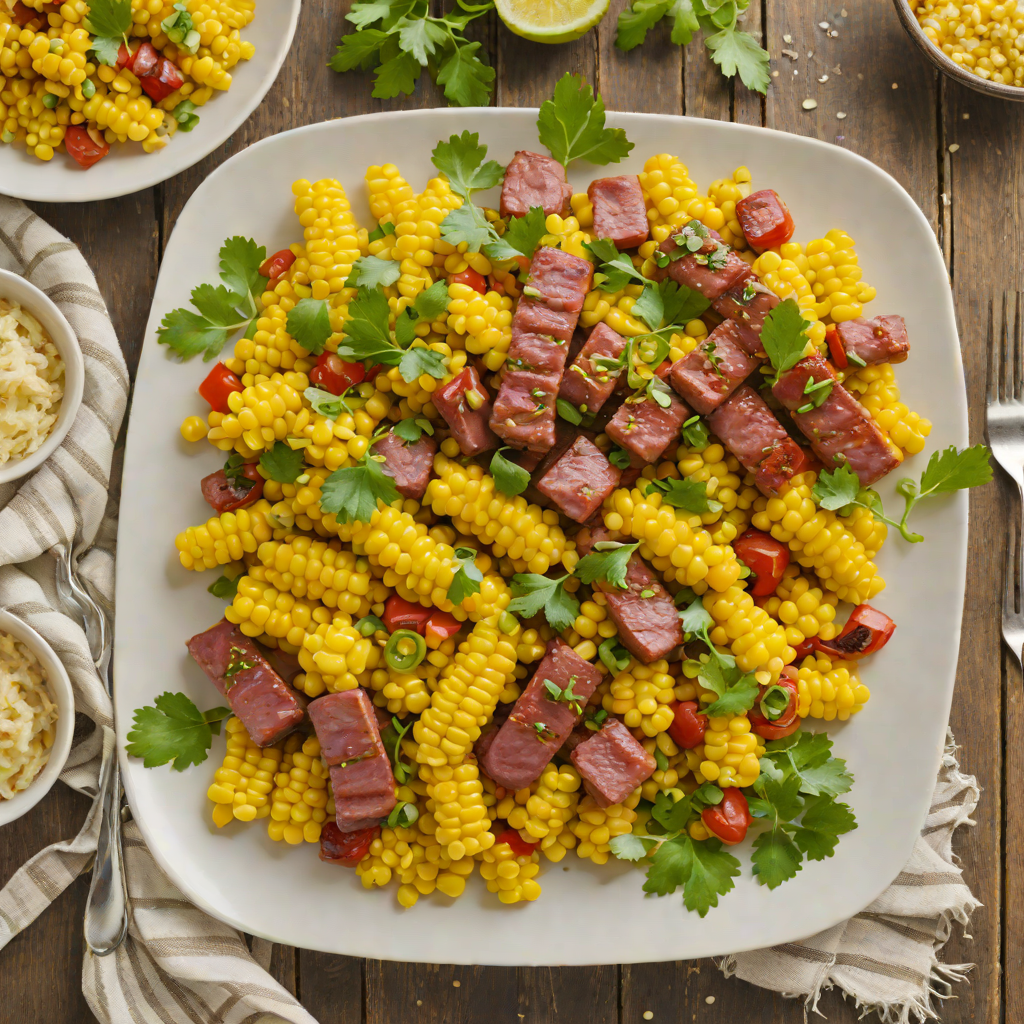 Salina-Inspired Sweet Corn and Sausage Sheet Pan Dinner