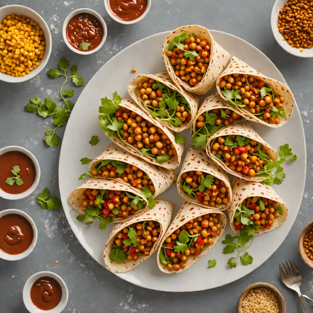 Quick Meals Harissa-Spiced Chickpea Wraps