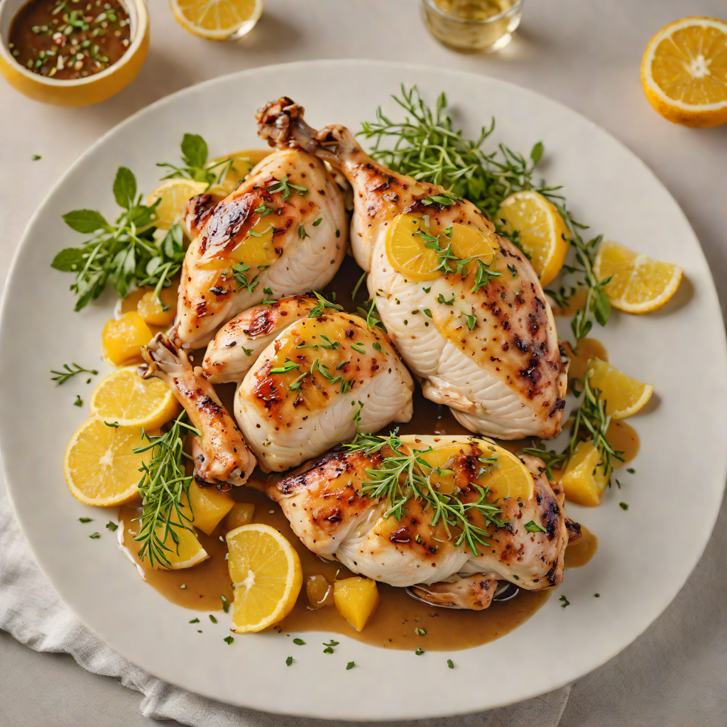 Pan-Seared Chicken with Tangy Citrus and Thyme Glaze