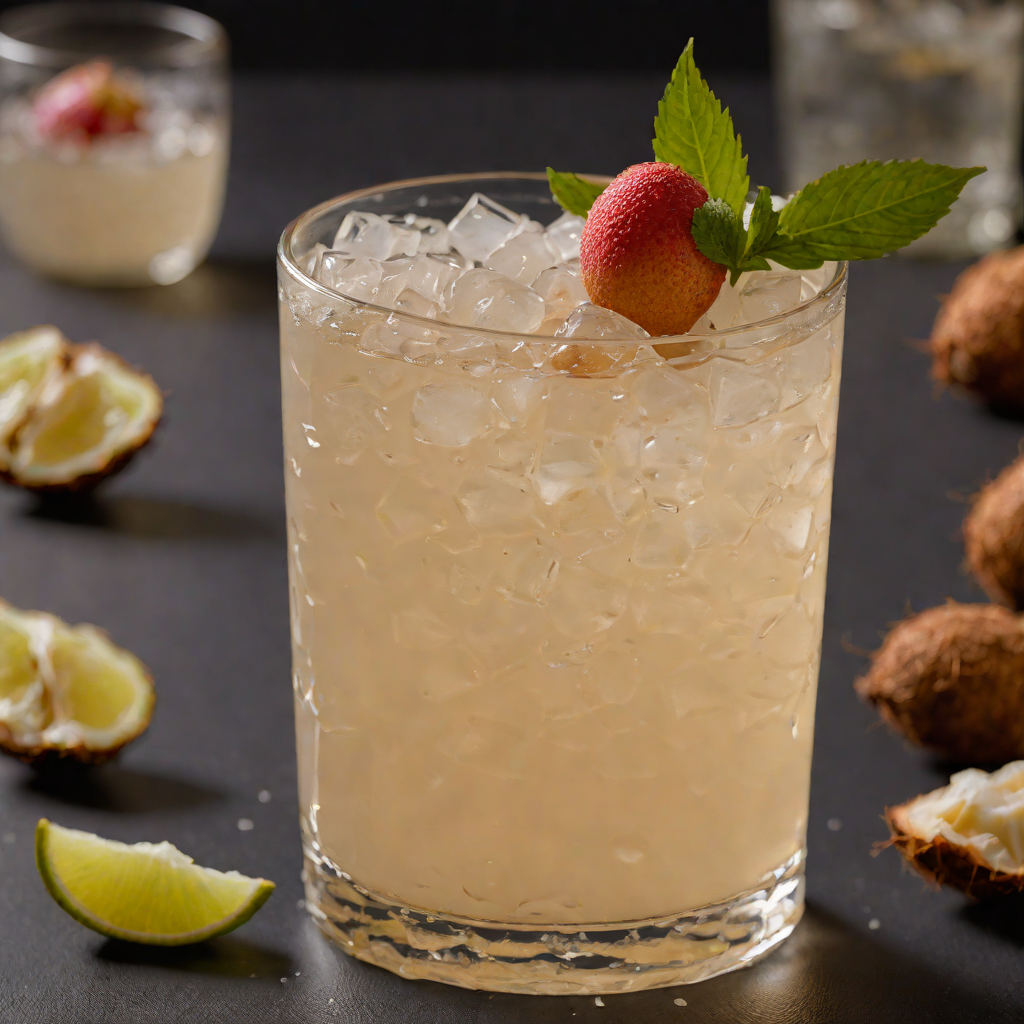 Spiced Lychee and Coconut Water Cooler