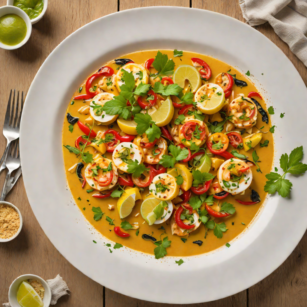 Grilled Brazilian Moqueca with Coconut and Dendê Oil