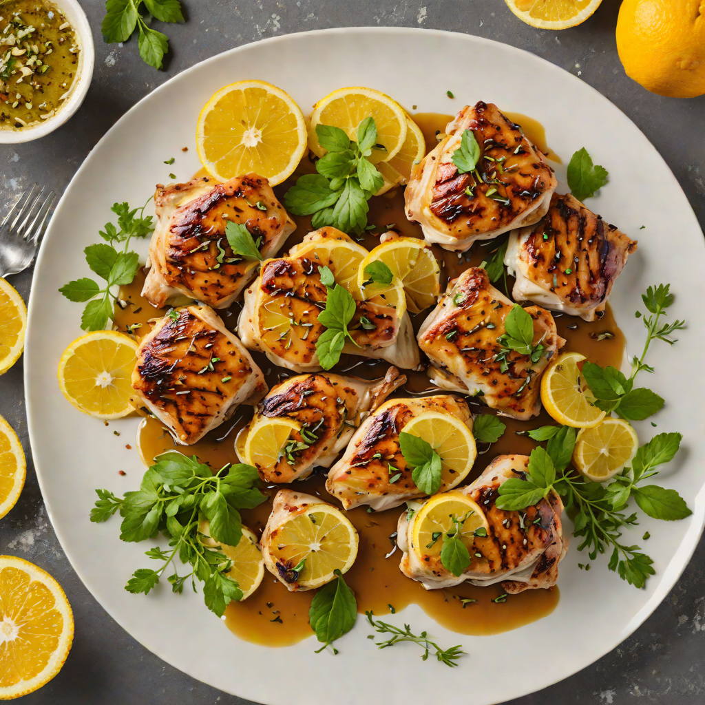 Pan-Seared Chicken Thighs with Citrus and Herb Reduction